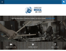 Tablet Screenshot of carrefourmusical.com